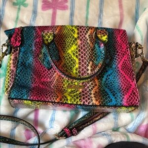 Aldo bag in colorful snakeprint